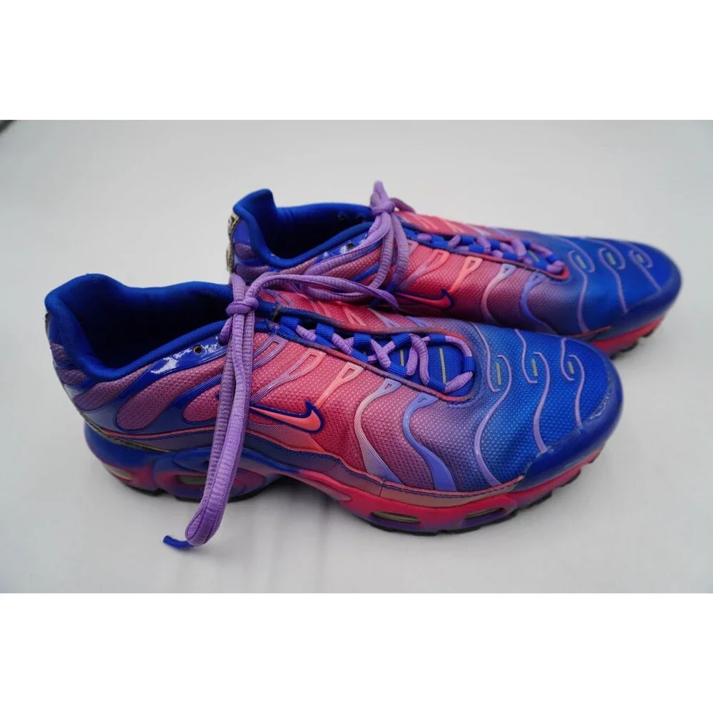 Nike Air Max Plus GS ‘Sunset Pulse’ Cotton Candy Fade Blue Pink CT0962-400 Sz 7y